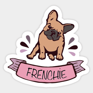 french bulldog  for frenchie lover french bulldog color fawn Sticker